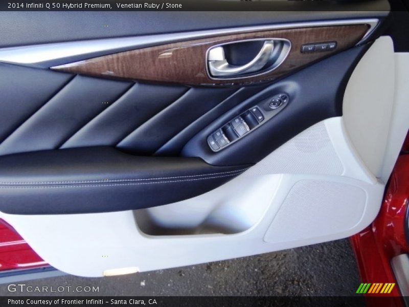 Venetian Ruby / Stone 2014 Infiniti Q 50 Hybrid Premium