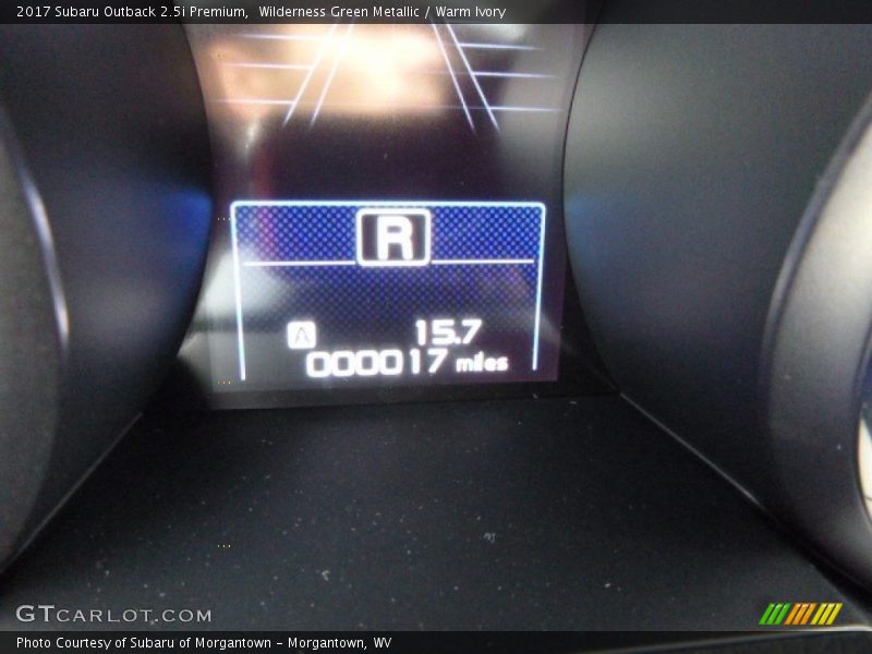 Wilderness Green Metallic / Warm Ivory 2017 Subaru Outback 2.5i Premium