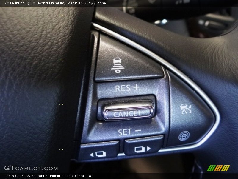 Venetian Ruby / Stone 2014 Infiniti Q 50 Hybrid Premium