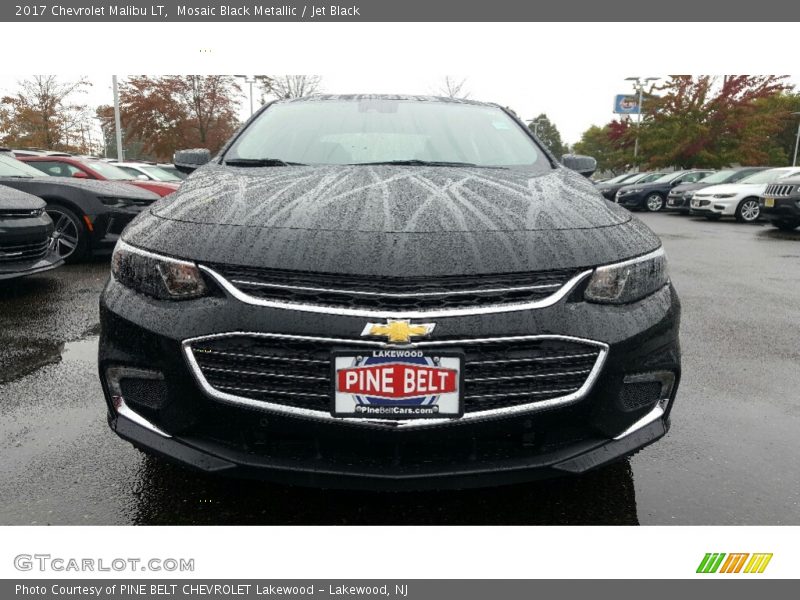 Mosaic Black Metallic / Jet Black 2017 Chevrolet Malibu LT
