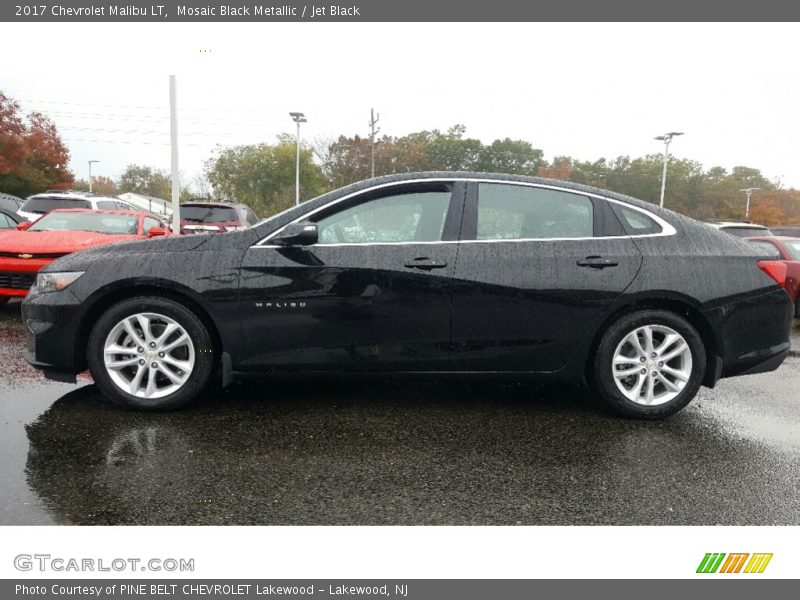 Mosaic Black Metallic / Jet Black 2017 Chevrolet Malibu LT