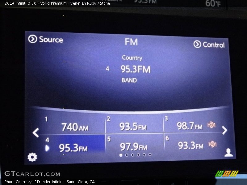 Venetian Ruby / Stone 2014 Infiniti Q 50 Hybrid Premium