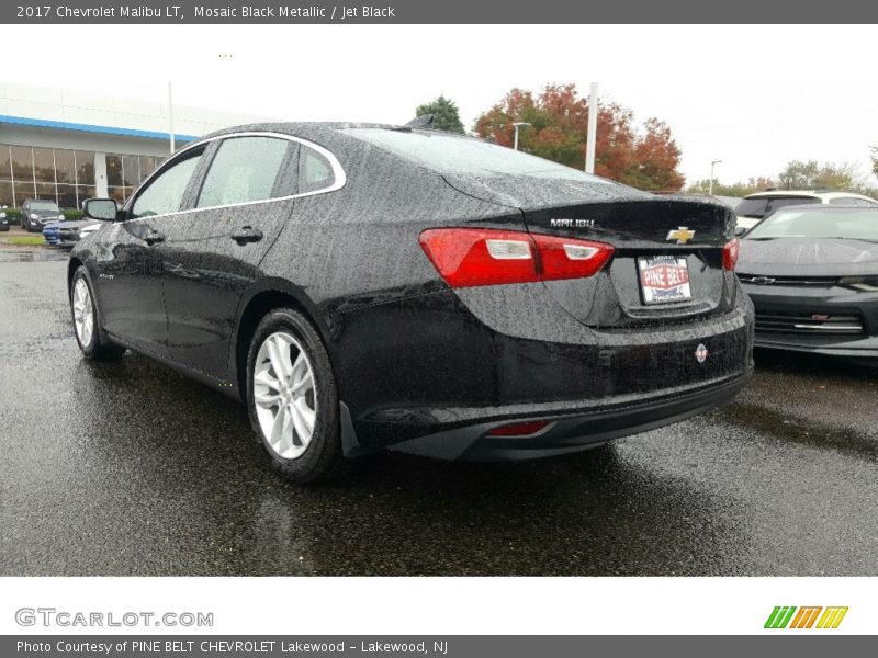 Mosaic Black Metallic / Jet Black 2017 Chevrolet Malibu LT