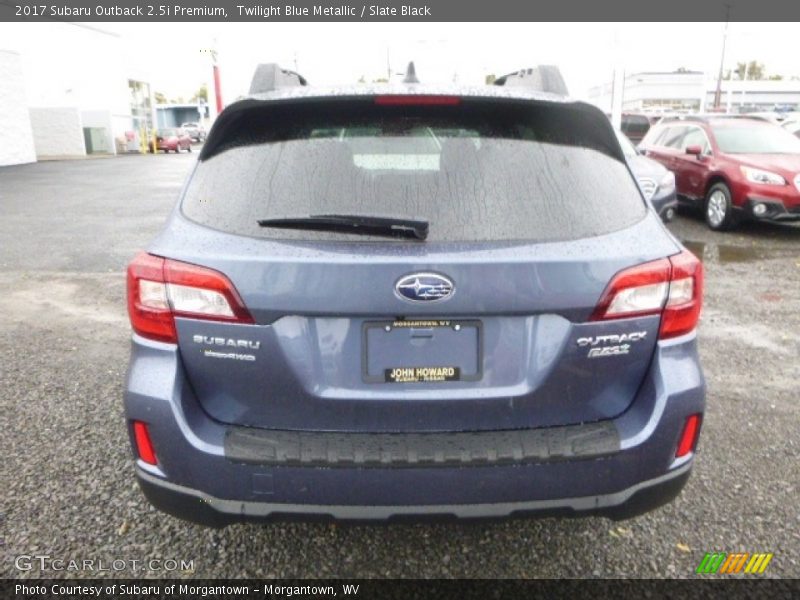 Twilight Blue Metallic / Slate Black 2017 Subaru Outback 2.5i Premium