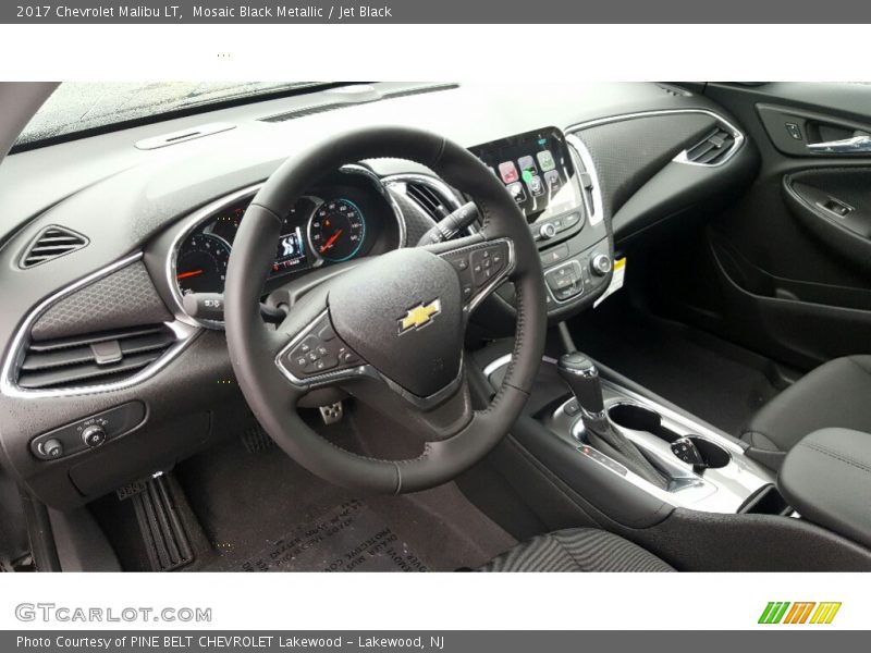Mosaic Black Metallic / Jet Black 2017 Chevrolet Malibu LT