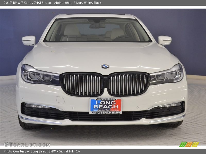 Alpine White / Ivory White/Black 2017 BMW 7 Series 740i Sedan