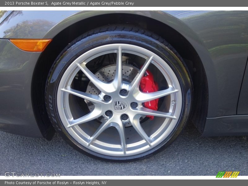 Agate Grey Metallic / Agate Grey/Pebble Grey 2013 Porsche Boxster S