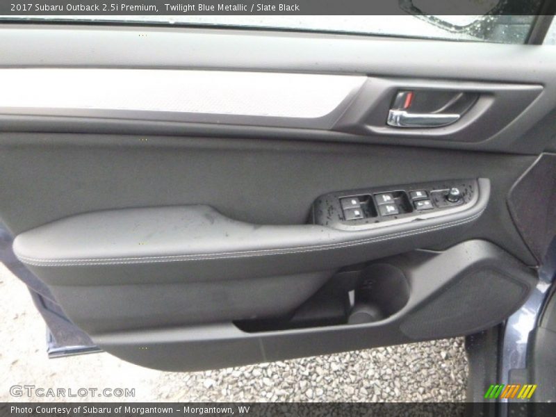 Twilight Blue Metallic / Slate Black 2017 Subaru Outback 2.5i Premium