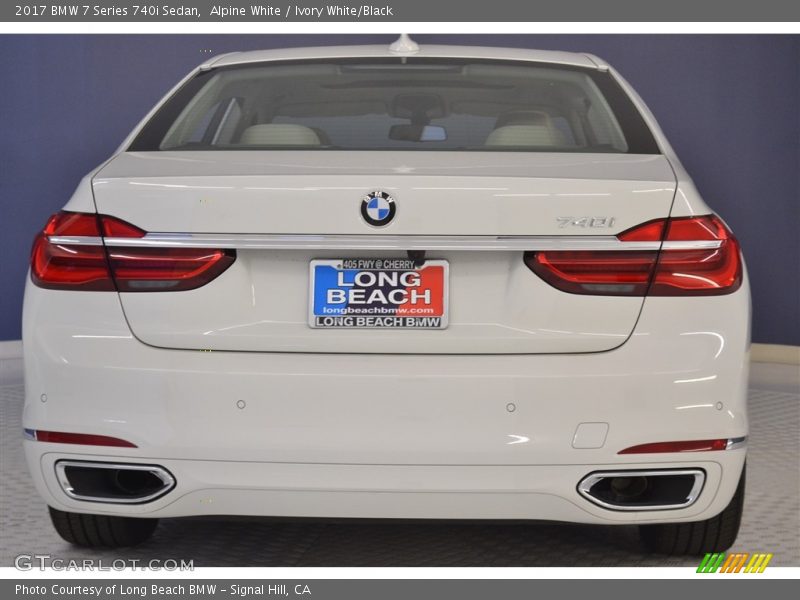 Alpine White / Ivory White/Black 2017 BMW 7 Series 740i Sedan