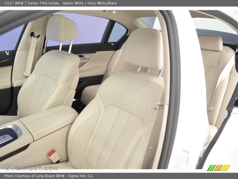 Alpine White / Ivory White/Black 2017 BMW 7 Series 740i Sedan