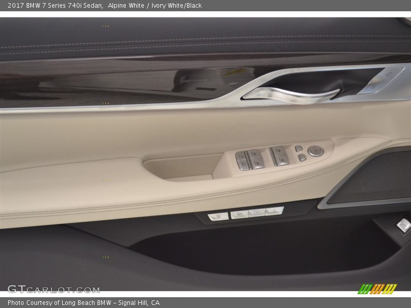 Alpine White / Ivory White/Black 2017 BMW 7 Series 740i Sedan