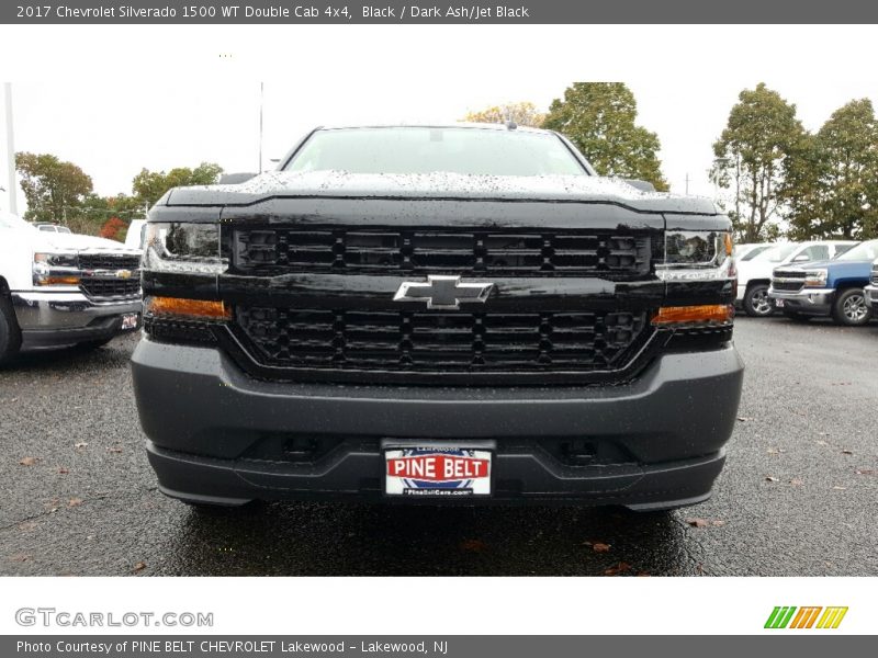 Black / Dark Ash/Jet Black 2017 Chevrolet Silverado 1500 WT Double Cab 4x4