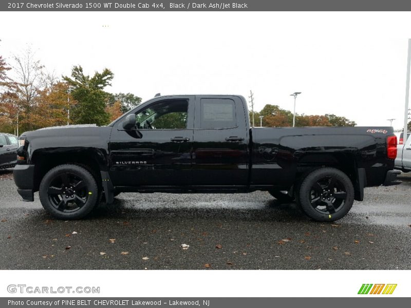 Black / Dark Ash/Jet Black 2017 Chevrolet Silverado 1500 WT Double Cab 4x4