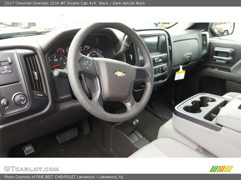 Black / Dark Ash/Jet Black 2017 Chevrolet Silverado 1500 WT Double Cab 4x4