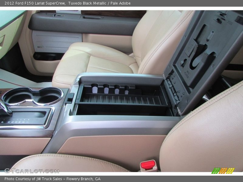 Tuxedo Black Metallic / Pale Adobe 2012 Ford F150 Lariat SuperCrew