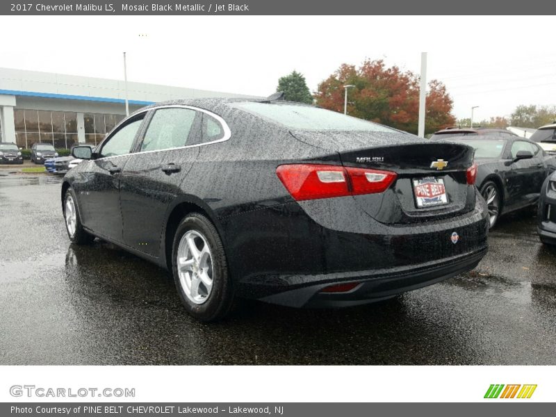 Mosaic Black Metallic / Jet Black 2017 Chevrolet Malibu LS
