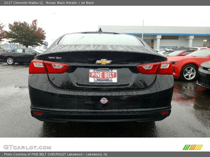 Mosaic Black Metallic / Jet Black 2017 Chevrolet Malibu LS