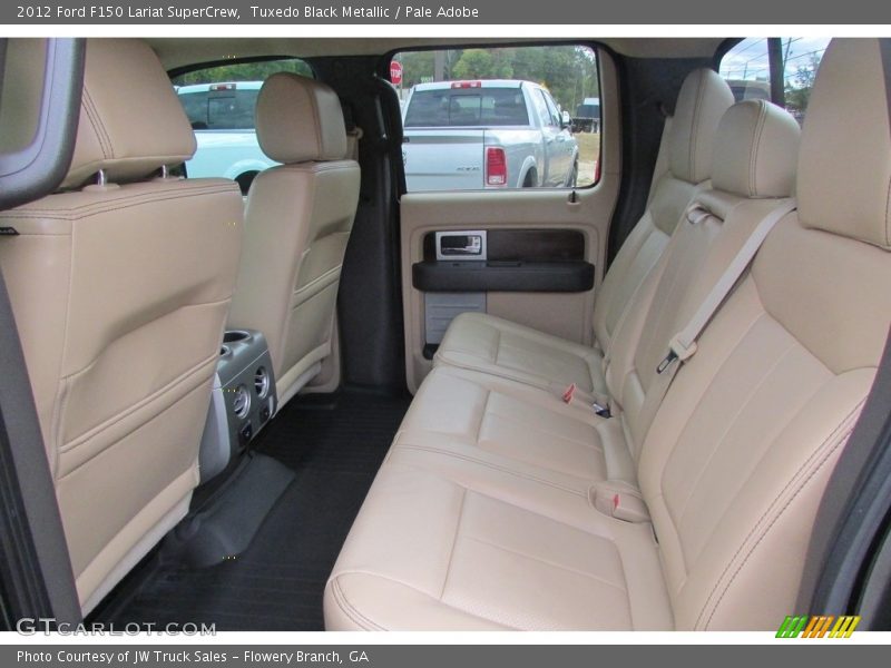 Tuxedo Black Metallic / Pale Adobe 2012 Ford F150 Lariat SuperCrew