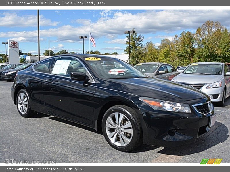 Crystal Black Pearl / Black 2010 Honda Accord LX-S Coupe