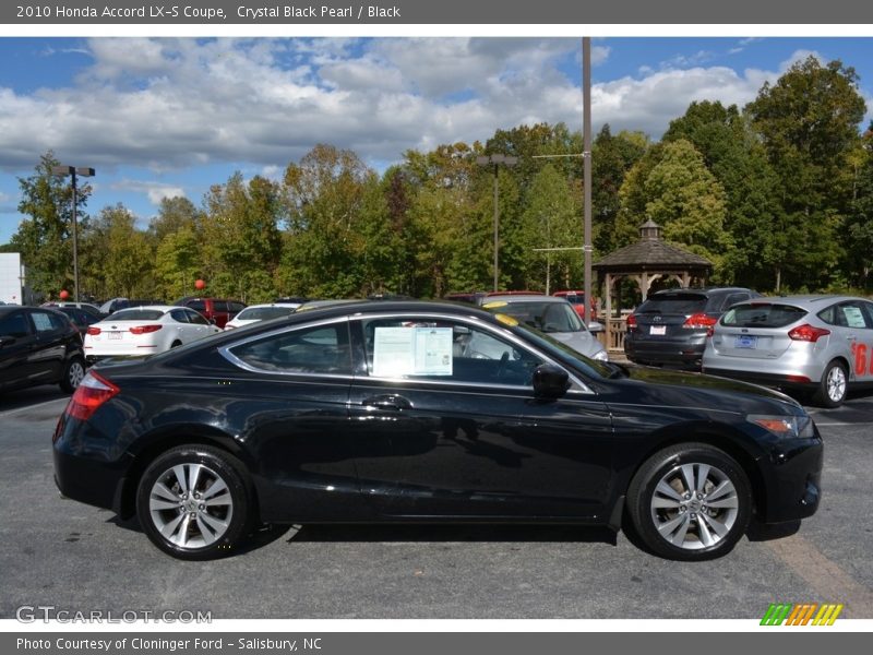 Crystal Black Pearl / Black 2010 Honda Accord LX-S Coupe