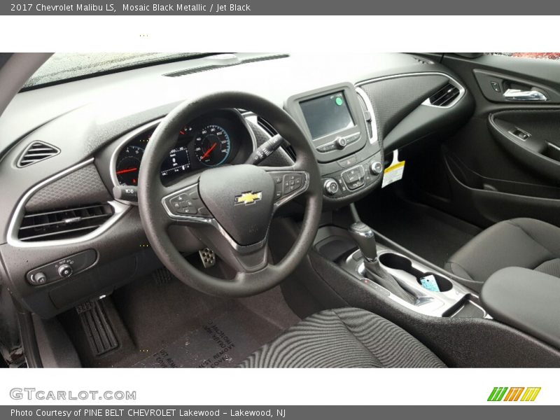 Mosaic Black Metallic / Jet Black 2017 Chevrolet Malibu LS