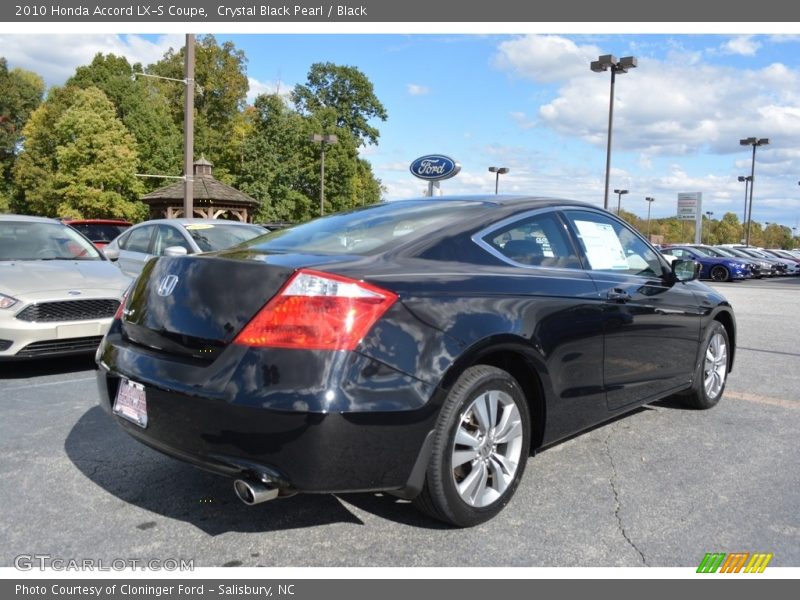 Crystal Black Pearl / Black 2010 Honda Accord LX-S Coupe