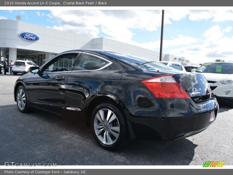 Crystal Black Pearl / Black 2010 Honda Accord LX-S Coupe