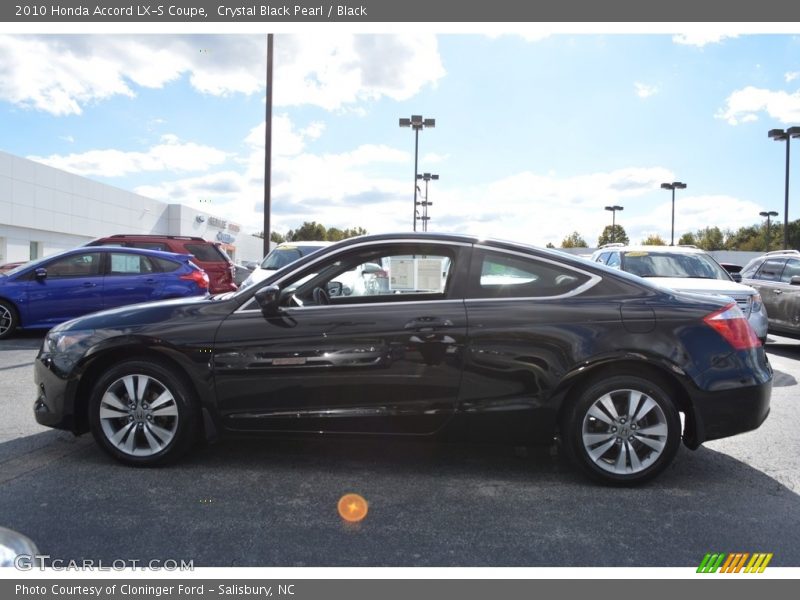 Crystal Black Pearl / Black 2010 Honda Accord LX-S Coupe