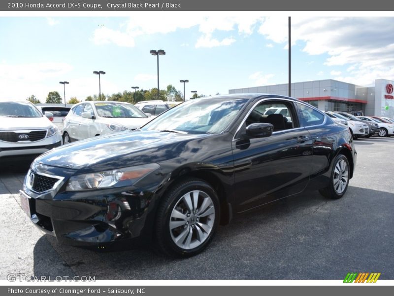 Crystal Black Pearl / Black 2010 Honda Accord LX-S Coupe