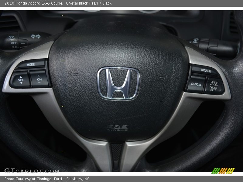 Crystal Black Pearl / Black 2010 Honda Accord LX-S Coupe