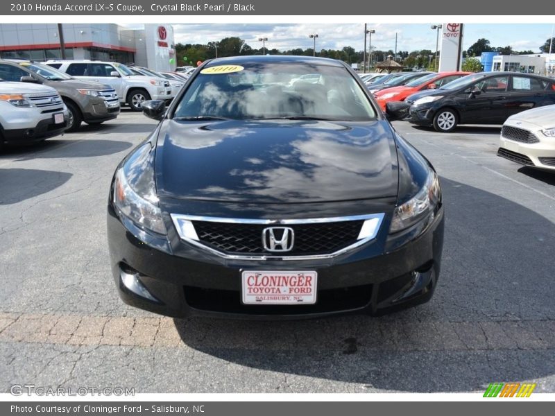 Crystal Black Pearl / Black 2010 Honda Accord LX-S Coupe