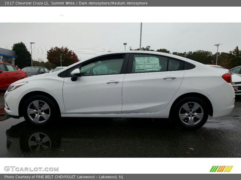 Summit White / Dark Atmosphere/Medium Atmosphere 2017 Chevrolet Cruze LS