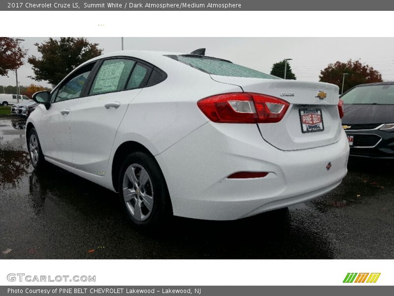 Summit White / Dark Atmosphere/Medium Atmosphere 2017 Chevrolet Cruze LS