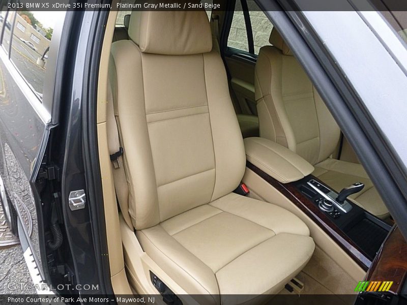 Platinum Gray Metallic / Sand Beige 2013 BMW X5 xDrive 35i Premium