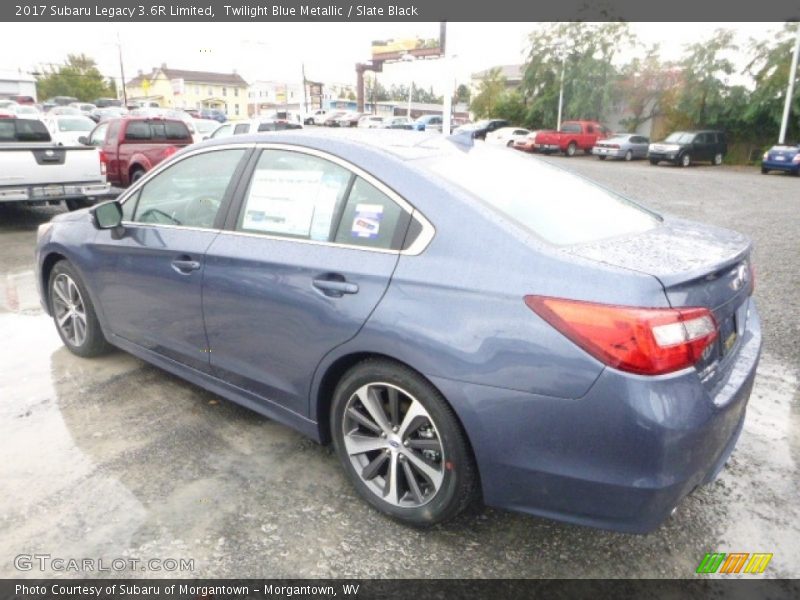 Twilight Blue Metallic / Slate Black 2017 Subaru Legacy 3.6R Limited