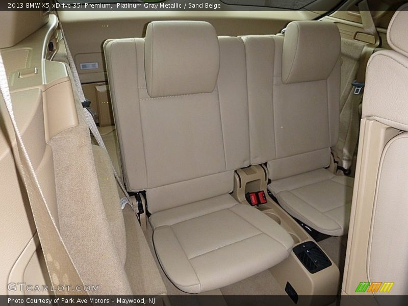 Platinum Gray Metallic / Sand Beige 2013 BMW X5 xDrive 35i Premium