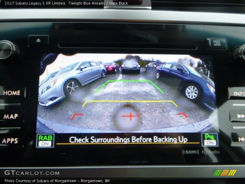 Twilight Blue Metallic / Slate Black 2017 Subaru Legacy 3.6R Limited