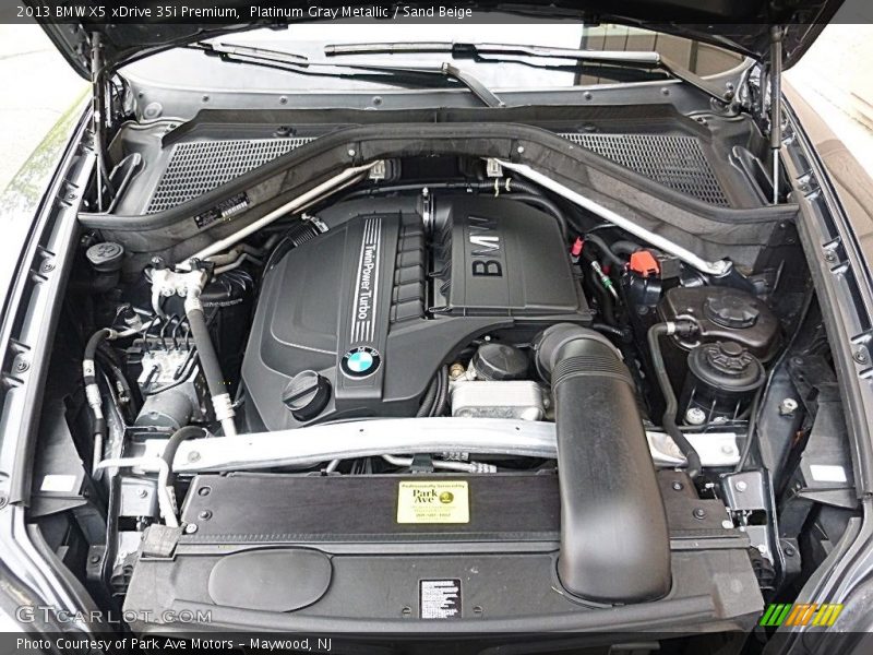 Platinum Gray Metallic / Sand Beige 2013 BMW X5 xDrive 35i Premium