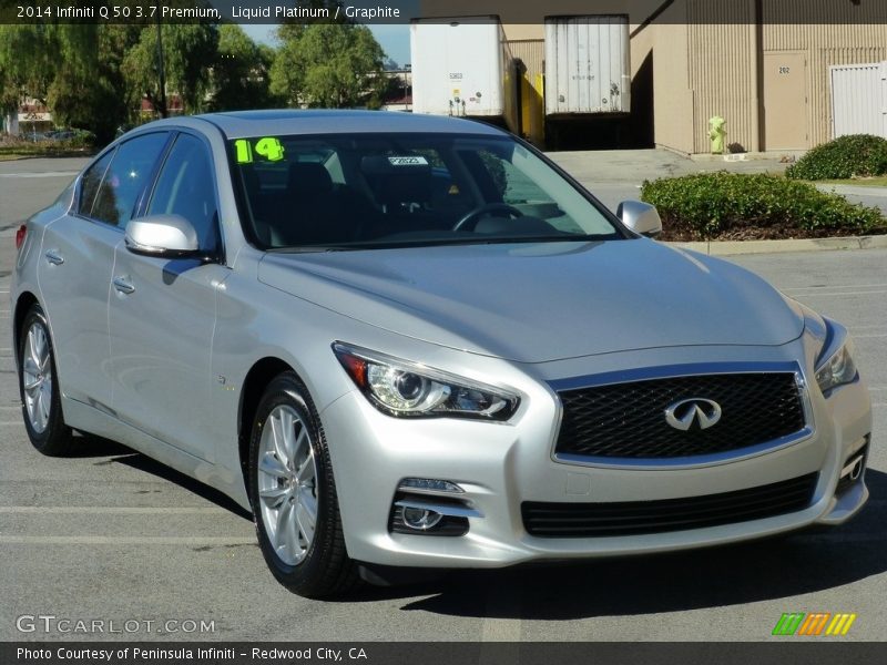 Liquid Platinum / Graphite 2014 Infiniti Q 50 3.7 Premium