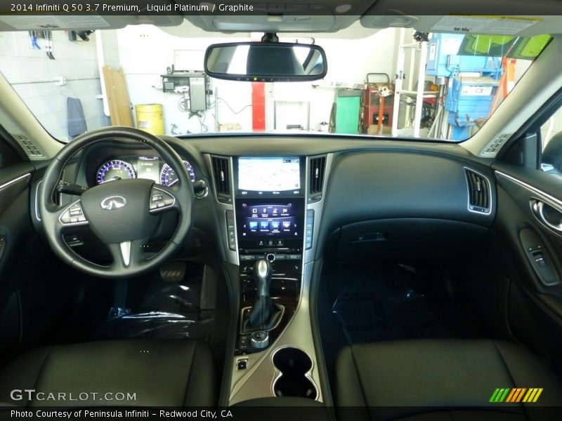 Liquid Platinum / Graphite 2014 Infiniti Q 50 3.7 Premium