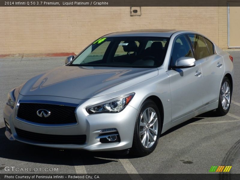 Liquid Platinum / Graphite 2014 Infiniti Q 50 3.7 Premium