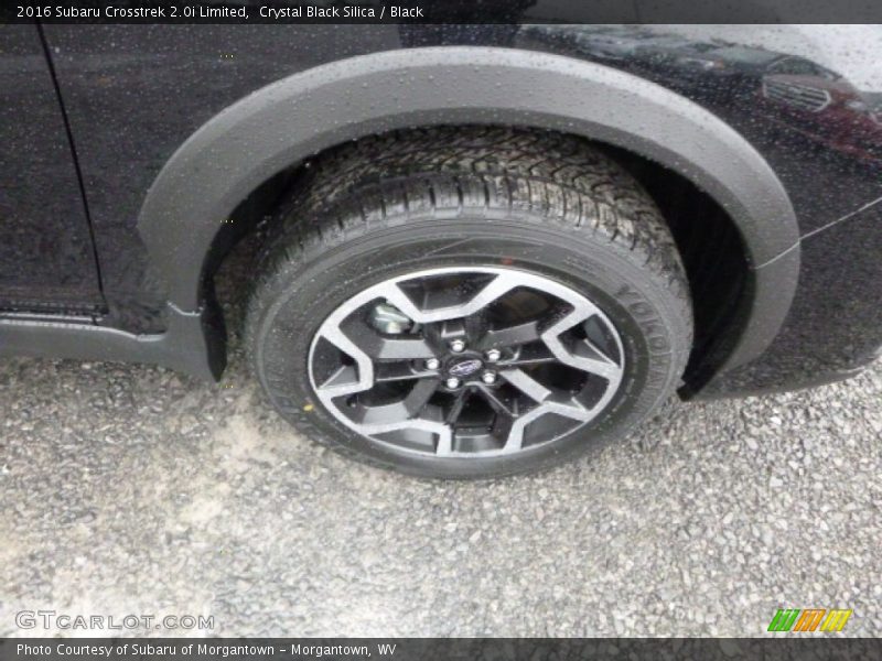 Crystal Black Silica / Black 2016 Subaru Crosstrek 2.0i Limited