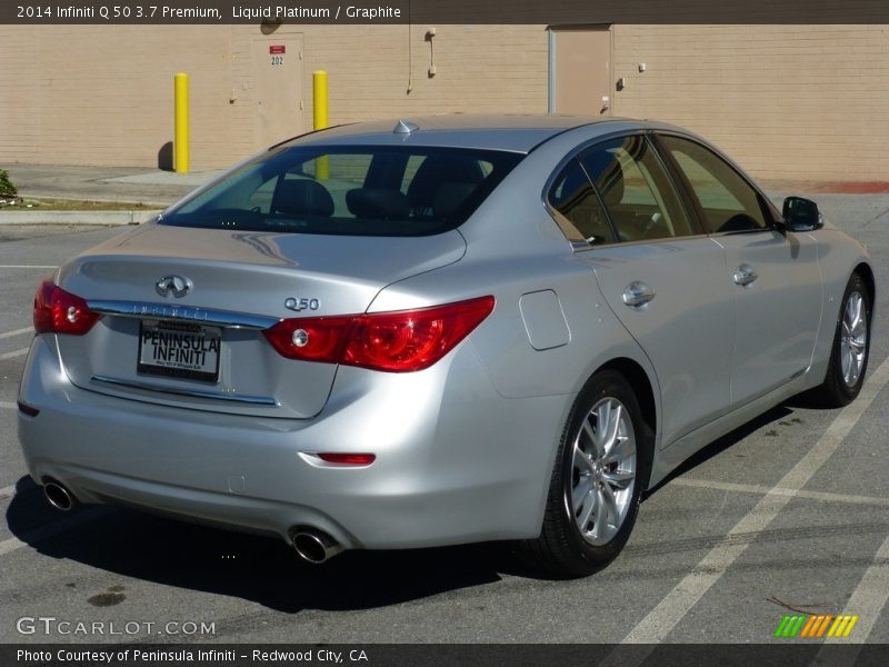 Liquid Platinum / Graphite 2014 Infiniti Q 50 3.7 Premium