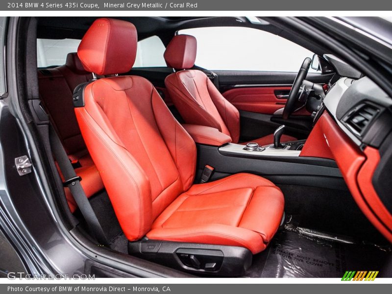  2014 4 Series 435i Coupe Coral Red Interior