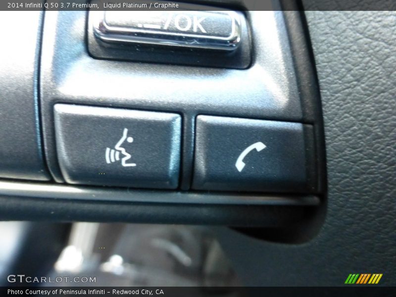Liquid Platinum / Graphite 2014 Infiniti Q 50 3.7 Premium