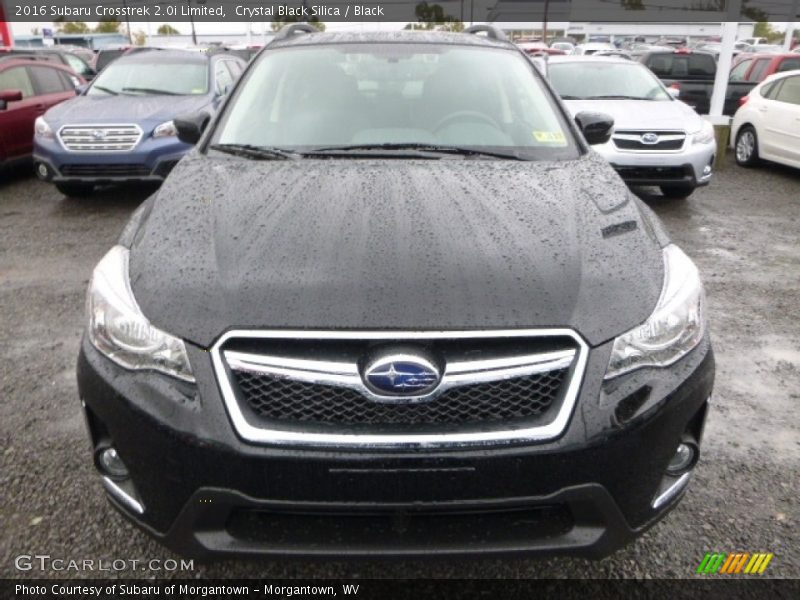 Crystal Black Silica / Black 2016 Subaru Crosstrek 2.0i Limited