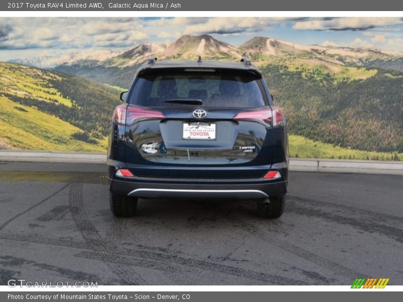Galactic Aqua Mica / Ash 2017 Toyota RAV4 Limited AWD