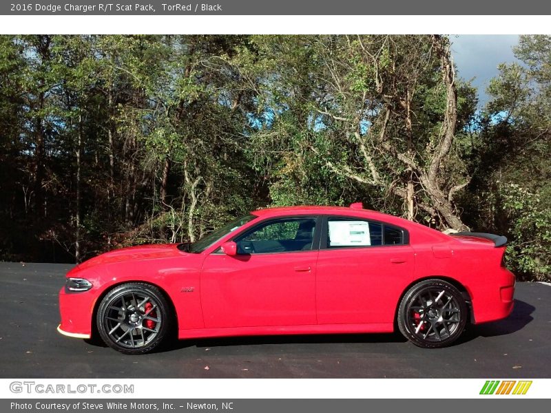TorRed / Black 2016 Dodge Charger R/T Scat Pack
