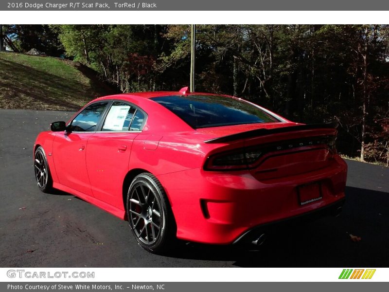 TorRed / Black 2016 Dodge Charger R/T Scat Pack
