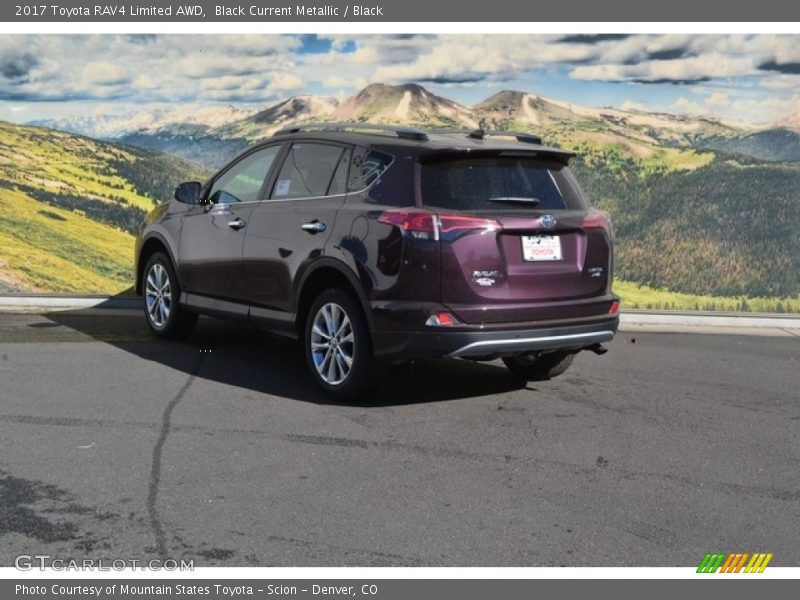 Black Current Metallic / Black 2017 Toyota RAV4 Limited AWD